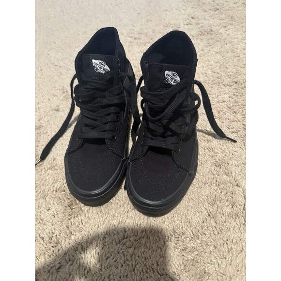 Vans Sk8-Hi Tapered Canvas Black Hi Top Men's 4 Women's 5.5 VN0A4U16BLA New - Picture 2 of 9